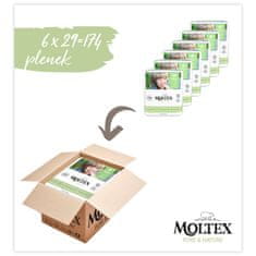 MOLTEX Pelenka Pure & Nature Maxi 7-18 kg - gazdaságos csomagolás (6 x 29 db)