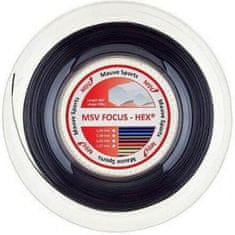 MSV Focus HEX tenisz húr 200 m fekete Átmérő: 1.10