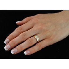 Silvego Acél karikagyűrű nőknek MARIAGE RRC2050-Z (Kerület 51 mm)