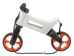 Funny Wheels Super Sport 2 az 1-ben pedál nélküli gyerekkerékpár, fehér/narancs