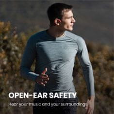 SHOKZ OpenRun Bluetooth fül előtti fülhallgató, piros