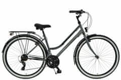 Kands Kands Galileo Női kerékpár 28'' kerék, Grafit 17" - 150-167 cm magasság