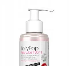 Lovely Lovers Lollypop tasty lube ízük, mint az ízesített gel cseresznyés síkítószer ízesítésű gél intim lubrikáns 150ml