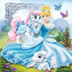 Ravensburger Puzzle Disney hercegnők és házi kedvenceik 3x49 darab