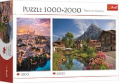 Trefl Puzzle 2 az 1-ben Toledo 1000 db + Nyár az Alpokban 2000 db