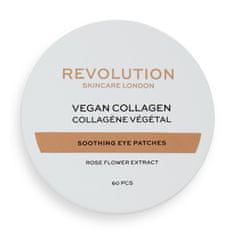 Revolution Skincare Nyugtató szempárna Rose Gold Vegan Collagen (Soothing Eye Patches) 60 db