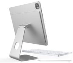 FIXED Alumínium mágneses állványkeret Apple iPad Pro 12.9" (2018/2020/2021) FIXFR-IPD12.9-SL, ezüst színű
