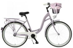Kands  S-Comfort Női kerékpár 26" kerék, 155-180 cm magasság, Lila