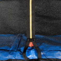 Aga Sport Pro trambulin 400 cm Kék + védőháló + létra + cipőzseb