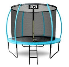 Aga SPORT EXCLUSIVE trambulin 250 cm világoskék + védőháló + létra