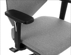 STEMA Forgó ergonomikus irodai szék ZN-805-C, alumínium talp, szinkron mechanizmus, állítható ülés (elöl - hátul) és háttámlával (fel - le), fekete