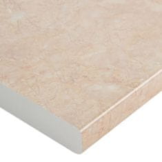 Greatstore bézs forgácslap márványtextúrájú konyhapult 40 x 60 x 2,8 cm