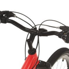 Greatstore 21 sebességes piros mountain bike 27,5 hüvelykes kerékkel 38 cm