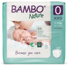 Bambo Nature 0 Premature (1-3 kg) 24 db