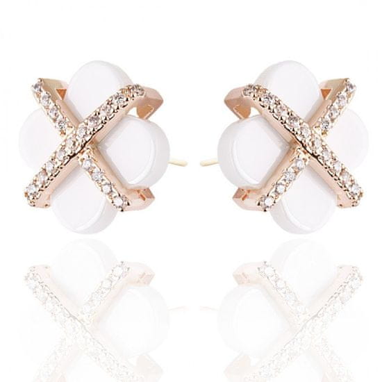 Xuping Jewelry KST2359 női aranyozott rozsdamentes acél fülbevaló