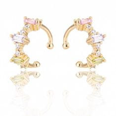 Xuping Jewelry KST2333 női aranyozott rozsdamentes acél fülbevaló