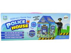 Lean-toys Rendőrségi ház sátor gyerekeknek Kék 123 cm x 82 cm