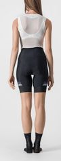 Castelli Női kerékpáros rövidnadrág Prima Short Black/Dark Grey, M, fekete/sötét szürke