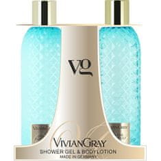 Vivian Gray Kozmetikai testápoló szett Jasmine & Patchouli (Shower Gel & Body Lotion)