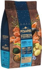 POLARIS gabonamentes granulátum friss hússal, Adult Small Breed, lazaccal és baromfival, 5 kg