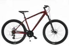 Kands  Mercury MTB kerékpár 28'' 21 fokozat Alumínium, Piros 16 coll - 150-165 cm magasság