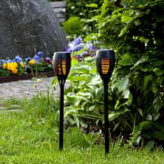 Kynast kerti LED napelemes fáklyalámpa lánghatással 50 cm