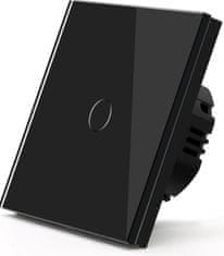 iQtech Millennium NoN WiFi kapcsoló, 1×, Smartlife, fekete
