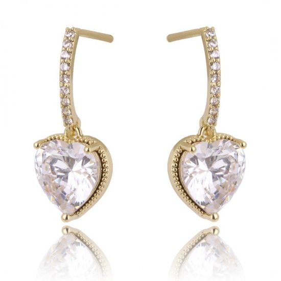 Xuping Jewelry KST2471 női aranyozott, rozsdamentes acél fülbevaló
