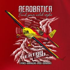 ANTONIO Női T-Shirt műrepülő repülőgépekkel, EXTRA 300 RED (W), M