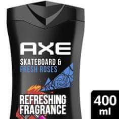 Axe Skateboard and Fresh Roses tusfürdő, 400 ml
