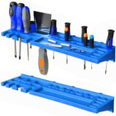 botle Műhely panel szerszámokhoz 115 x 78 cm és 56 db Dobozok Kék Doboz szerszámtartó készlettel műanyag
