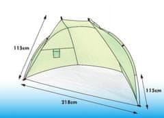 Linder Exclusiv strand sátor SM01 Piros
