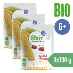 Good Gout Bio kukorica kacsahússal, 3x 190 g