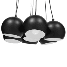 Beliani Mennyezeti lámpa - Függőlámpa - Világítás - fekete - OLZA