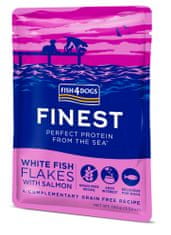 Fish4Dogs Finest fehér hal darabok lazaccal 100 g