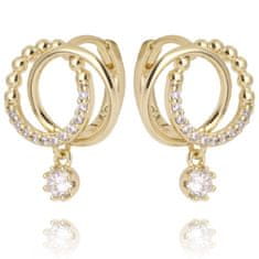 Xuping Jewelry KST2472 női aranyozott rozsdamentes acél fülbevaló