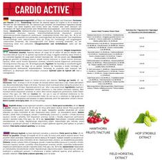 CARDIO ACTIVE Természetes cseppek a vérnyomás szabályozására 20 ml 