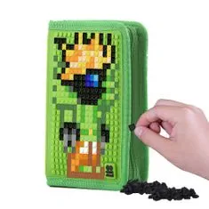 Pixie Crew Minecraft iskolai tolltartó, zöld-barna