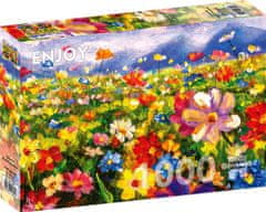 ENJOY Puzzle Színes virágos rét 1000 darab