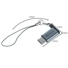Izoksis 18933 Adapter OTG Micro USB 2.0 USB Type-C kábellel