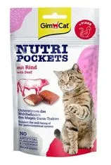 GimCat Nutri Pockets marhahússal 60 g