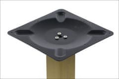 STEMA Arany színű rozsdamentes fém talp SH-3002-5/G, állítható lábak, 45x45x72,5 cm, otthonra, irodába, szállodába és étterembe