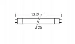 VIDEX T8 LED cső - 120cm - 18W - hideg fehér
