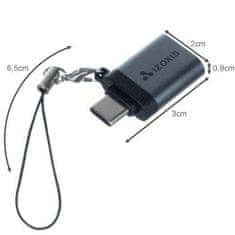 Izoksis USB Type C – USB 3.0 adapter + kábelhurok