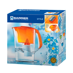 Barrier Style szűrős vizes kancsó, narancssárga