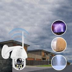 VYZIO® Vezetéknélküli kültéri kamera Full-HD, WIFI, Mikrofon mellékelve, Vízálló, Kétirányú hang - DIGICAM