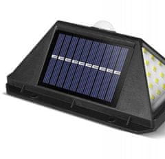 Verkgroup 100 LED SMD napelemes fali lámpa PIR mozgásérzékelővel