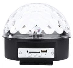 aptel Disco LED RGB projektor és MP3 lejátszó 18W + távirányító