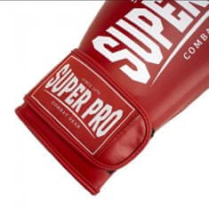 Noah SUPER PRO Boxkesztyű Combat Gear Champ - piros/fehér