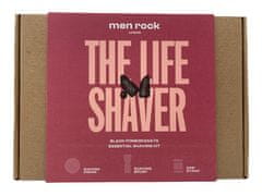 Men Rock London Borotválkozó ápoló ajándékkészlet Black Pomegranate Shaving Gift Set